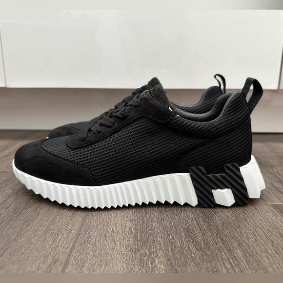 Hermes black fabric sneakers. Size 38. Brand new in box!!! - Picture 11 of 16